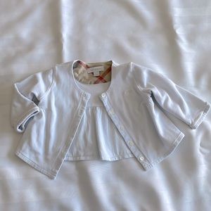 Burberry baby vest